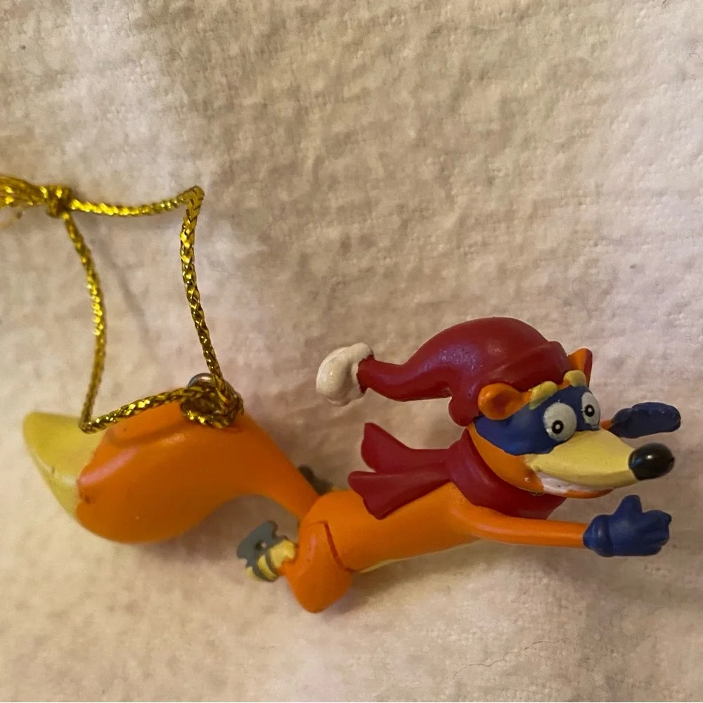 Go Diego and Dora holiday ornament characters with boots, swiped and Santa too!